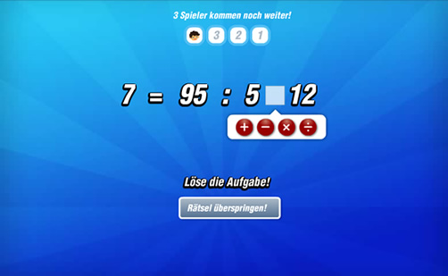 Captain Math Spielfeld