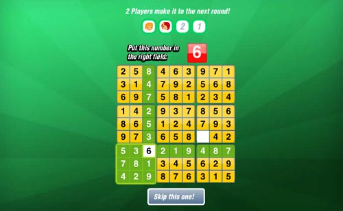 Super Sudoku Spielfeld