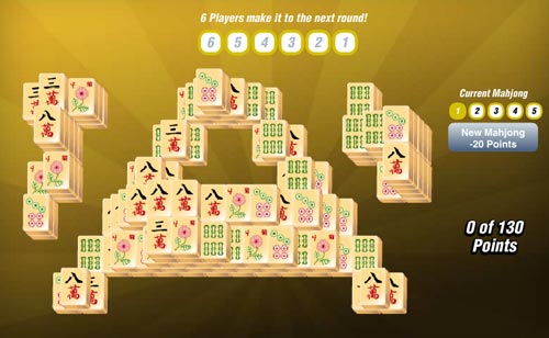 Mahjong-Fever Spielfeld